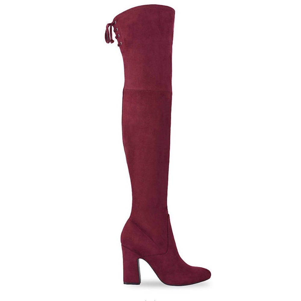 Black Over the Knee Heeled Boots